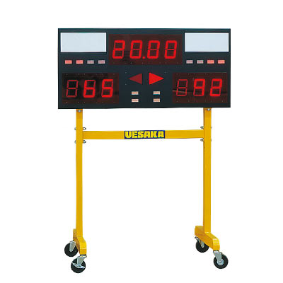 Electric light point indicator for basketball 