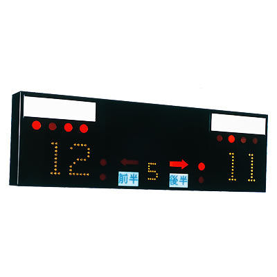 Electric light point indicator for basketball 