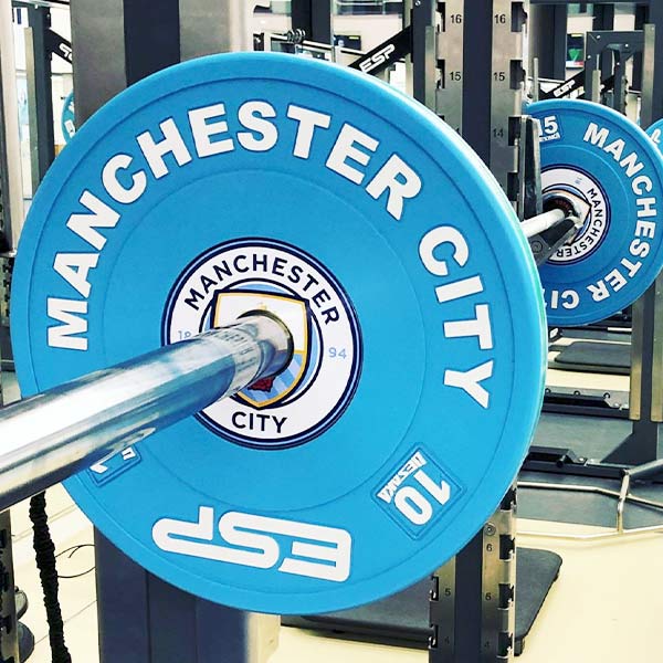 Manchester city weightlifting platinum plate