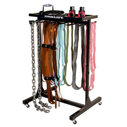 RESISTANCE BAND AND WEIGHTLIFTING BELT STORAGE