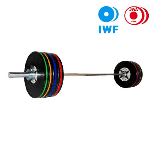 weightlifting training barbell