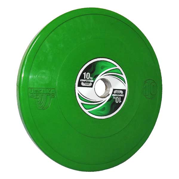 weightlifting competition bumper plate